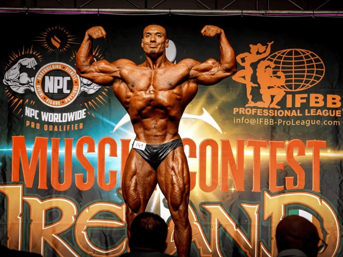 Larry Wheels at Muscle Contest Ireland