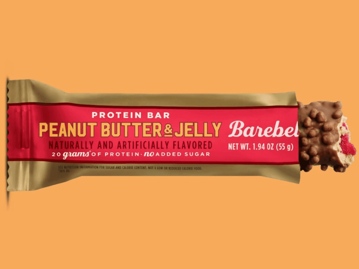 The new Barebells Peanut Butter & Jelly Bar